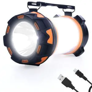 LED Camping Lantern Rechargeable, Super Bright Lantern Flashlight and 360 Degree Illumination, Power Bank, IPX4 Waterproof for Hurricane Emergency Survival, Power Outages, Hiking, Home, Tent Light LED Camping Lantern Rechargeable, Super Bright Lantern Flashlight and 360 Degree Illumination, Power Bank, IPX4 Waterproof for Hurricane Emergency Survival, Power Outages, Hiking, Home, Tent Light