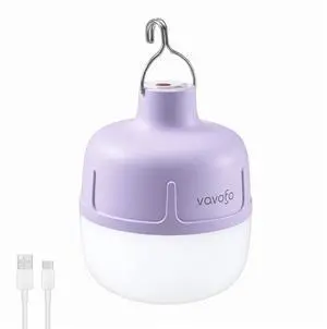 20W LED Camping Lantern Rechargeable, 1200LM Camping Light, 3000mAh Portable Tent Light , IP65 Waterproof Flashlight Lanterns for Emergencies ,Power Outages,Hiking (Purple) 20W LED Camping Lantern Rechargeable, 1200LM Camping Light, 3000mAh Portable Tent Light , IP65 Waterproof Flashlight Lanterns for Emergencies ,Power Outages,Hiking (Purple)