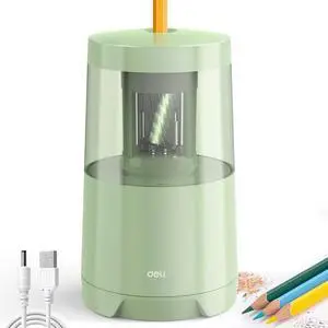 Electric Pencil Sharpener, Automatic Pencil Sharpeners, Green | Suitable for No.2 Pencils Colored Pencils, Auto Stop, USB & Battery Operated for Students, Classroom, Home and Office, Electric Pencil Sharpener, Automatic Pencil Sharpeners, Green | Suitable for No.2 Pencils Colored Pencils, Auto Stop, USB & Battery Operated for Students, Classroom, Home and Office,