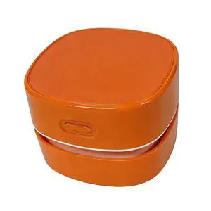 Mini Desk Vacuum Cleaner, Handheld CordlessUSB Charging,Orange. | Rechargeable, Cordless, Handheld Crumb Sweeper, For Home Office School Cars Mini Desk Vacuum Cleaner, Handheld CordlessUSB Charging,Orange. | Rechargeable, Cordless, Handheld Crumb Sweeper, For Home Office School Cars
