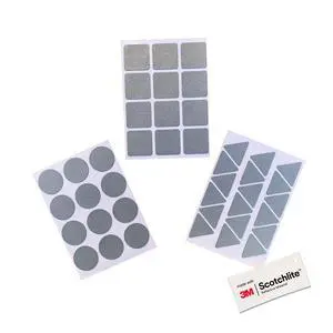 Reflective Stickers | Pre-Cut Safety Decal Stickers | Made with 3M Reflective Material | for Backpacks, Bikes, Helmets, Strollers, Mailboxes Reflective Stickers | Pre-Cut Safety Decal Stickers | Made with 3M Reflective Material | for Backpacks, Bikes, Helmets, Strollers, Mailboxes