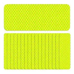 Reflective Tape 20 PCS, High Visibility Waterproof Reflective Stickers, Fluorescent Yellow-Green Reflector Tape 1.18" x 3.15" for Trailer, Truck, Bike, Helmet, Mailbox, Car, Motorcycle, RV Reflective Tape 20 PCS, High Visibility Waterproof Reflective Stickers, Fluorescent Yellow-Green Reflector Tape 1.18" x 3.15" for Trailer, Truck, Bike, Helmet, Mailbox, Car, Motorcycle, RV