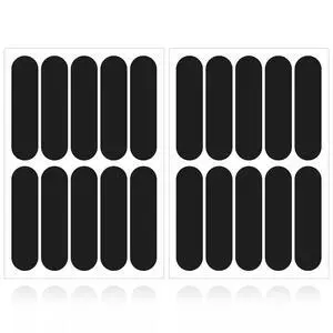 20Pcs Black Reflective Stickers, Motorcycle Helmet Safety Stickers, Night Visibility Safety Reflective Tape for Bicycle, Outdoor (7x1.8cm) 20Pcs Black Reflective Stickers, Motorcycle Helmet Safety Stickers, Night Visibility Safety Reflective Tape for Bicycle, Outdoor (7x1.8cm)
