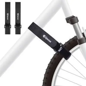 Bike Rack Strap Bike Wheel Stabilizer Straps, Stonger Grip with Gel, Adjustable Bicycle Straps, Bike Accessories, 2 Pack (Black) Bike Rack Strap Bike Wheel Stabilizer Straps, Stonger Grip with Gel, Adjustable Bicycle Straps, Bike Accessories, 2 Pack (Black)