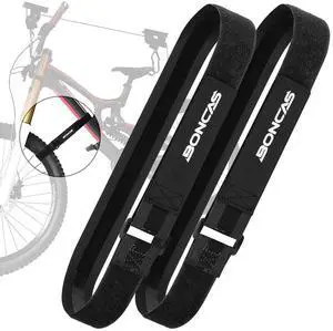 Adjustable Bike Rack Strap 24" Bicycle Wheel Stabilizer Straps with Innovative Gel Grip Keep The Bicycle Wheel from Spinning - Black 2 Pack Adjustable Bike Rack Strap 24" Bicycle Wheel Stabilizer Straps with Innovative Gel Grip Keep The Bicycle Wheel from Spinning - Black 2 Pack