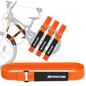 Adjustable Bike Rack Strap 24" Bicycle Wheel Stabilizer Straps with Innovative Gel Grip Keep The Bicycle Wheel from Spinning - Orange 4 Pack Adjustable Bike Rack Strap 24" Bicycle Wheel Stabilizer Straps with Innovative Gel Grip Keep The Bicycle Wheel from Spinning - Orange 4 Pack