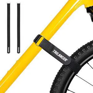 Bike Rack Straps, 2-Pack Bike Wheel Stabilizer Strap 26'' x 1.5'' | Adjustable Strap with Hook and Loop for Car and Wall Mount, for Transportation and Storage. Bike Rack Straps, 2-Pack Bike Wheel Stabilizer Strap 26'' x 1.5'' | Adjustable Strap with Hook and Loop for Car and Wall Mount, for Transportation and Storage.