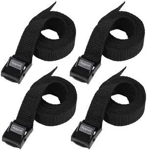 Lashing Straps with Buckles Adjustable Cam Buckle Tie Down Cinch Strap for Packing Black 4 Pack Lashing Straps with Buckles Adjustable Cam Buckle Tie Down Cinch Strap for Packing Black 4 Pack