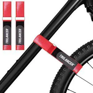 Bike Rack Straps with Extra-Wide Silicone Anti-Slip Coating, 26''x1.5'' | 2-Pack Adjustable Bike Wheel Stabilizer Strap with Hook and Loop for Car and Wall Mount,Transportation and Storage Bike Rack Straps with Extra-Wide Silicone Anti-Slip Coating, 26''x1.5'' | 2-Pack Adjustable Bike Wheel Stabilizer Strap with Hook and Loop for Car and Wall Mount,Transportation and Storage