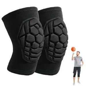 Men Women Knee Pads for Volleyball, Soft Breathable Elastic Sleeve, Black L | Adult Wrestling Knee Protectors, Anti-Slip Knee Sleeve, Flexible Cushion, For Dancing, Bike, Soccer, Softball, Gardening Men Women Knee Pads for Volleyball, Soft Breathable Elastic Sleeve, Black L | Adult Wrestling Knee Protectors, Anti-Slip Knee Sleeve, Flexible Cushion, For Dancing, Bike, Soccer, Softball, Gardening