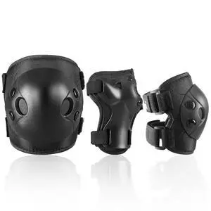 Kids and Youth Knee Pads Elbow Pads Wrist Guards Child Protective Gear Set for Roller Skating, Skateboarding, BMX Biking, Cycling, Inline Skating, Scooter Riding Sports (Black, Medium) Kids and Youth Knee Pads Elbow Pads Wrist Guards Child Protective Gear Set for Roller Skating, Skateboarding, BMX Biking, Cycling, Inline Skating, Scooter Riding Sports (Black, Medium)