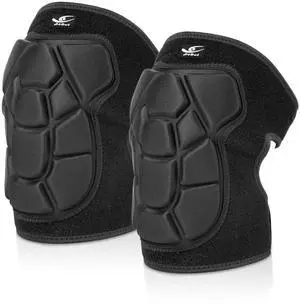Flexible Knee Pads for Wrestling with Thick EVA Foam Padding | Anti-Slip Adjustable Collision Avoidance Knee Brace for Men Women Kids Dancers Volleyball Basketball Gardening (Black, Medium) Flexible Knee Pads for Wrestling with Thick EVA Foam Padding | Anti-Slip Adjustable Collision Avoidance Knee Brace for Men Women Kids Dancers Volleyball Basketball Gardening (Black, Medium)