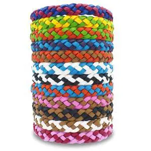 12 Pack Mosquito Repellent Bracelets, Individually Wrapped PU Leather Mixed Color Insect Bug Repellent Wrist Bands for Kids Adults Outdoor Camping Fishing Traveling 12 Pack Mosquito Repellent Bracelets, Individually Wrapped PU Leather Mixed Color Insect Bug Repellent Wrist Bands for Kids Adults Outdoor Camping Fishing Traveling