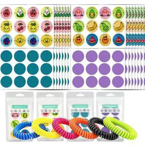 240Pcs Mosquito Repellent Stickers Bracelets, Individually Wrapped Natural Plant Based Mosquito Stickers for Kids Adult Outdoor Hiking, Camping, Travel, 6 Mosquito Bracelets Included 240Pcs Mosquito Repellent Stickers Bracelets, Individually Wrapped Natural Plant Based Mosquito Stickers for Kids Adult Outdoor Hiking, Camping, Travel, 6 Mosquito Bracelets Included