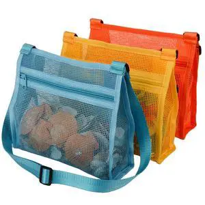 Mesh Beach Bag for Shells Collecting 3 Pack,Shell Bags for Beach, Beach Shell Bag for Kids, Sea Shell Bags for Picking Up Shells, Sand Toys Swimming Accessories for Boys and Girls Mesh Beach Bag for Shells Collecting 3 Pack,Shell Bags for Beach, Beach Shell Bag for Kids, Sea Shell Bags for Picking Up Shells, Sand Toys Swimming Accessories for Boys and Girls