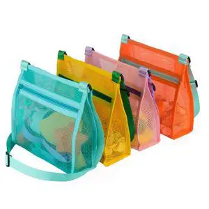 Mesh Beach Bag for Shells Collecting 4 Pack,Shell Bags for Beach,Sea Shell Bags for Picking Up Shells,Beach Shell Bag for Kids, Beach Toys Sand Toys Swimming Accessories for Boys and Girls Mesh Beach Bag for Shells Collecting 4 Pack,Shell Bags for Beach,Sea Shell Bags for Picking Up Shells,Beach Shell Bag for Kids, Beach Toys Sand Toys Swimming Accessories for Boys and Girls