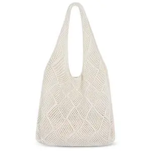 Crochet Tote Bag, Mesh Beach Bag Knit Summer Hobo Bag for Women | Beach Tote bag Vacation Outfits Aesthetic Boho Bag Crochet Tote Bag, Mesh Beach Bag Knit Summer Hobo Bag for Women | Beach Tote bag Vacation Outfits Aesthetic Boho Bag