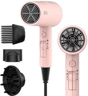 Hair Dryer with Diffuser,Comb Full-Featured Blow Dryer 110V(Pink) | 3 Heat/2 Speed;Cold shut button;Lightweight;Compact Size;High Temp;Low Airflow;Same Results;Less Expense Hair Dryer with Diffuser,Comb Full-Featured Blow Dryer 110V(Pink) | 3 Heat/2 Speed;Cold shut button;Lightweight;Compact Size;High Temp;Low Airflow;Same Results;Less Expense