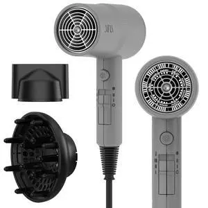 Diffuser Hair Dryer Full-Featured Blow Dryer 110V/1600W(Ash Grey) | 3 Heat/2 Speed;Cold shut button;Lightweight;Compact Size;High Temp;Low Airflow;Same Results;Less Expense Diffuser Hair Dryer Full-Featured Blow Dryer 110V/1600W(Ash Grey) | 3 Heat/2 Speed;Cold shut button;Lightweight;Compact Size;High Temp;Low Airflow;Same Results;Less Expense