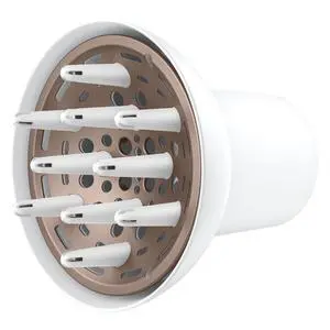 Double Ceramic Universal Diffuser Attachment for Hair Dryer, Volumizing Universal Blow Dryer Diffuser for Frizz-Free Curls, Fits Dryers with Nozzles from 1.75" to 2.1", White Double Ceramic Universal Diffuser Attachment for Hair Dryer, Volumizing Universal Blow Dryer Diffuser for Frizz-Free Curls, Fits Dryers with Nozzles from 1.75" to 2.1", White