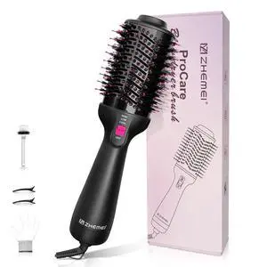 1300W Hair Dryer Brush,4 in 1 Blow Dryer Brush,Black | Anti-frizz Ceramic Titanium Barrel with ALCI Safety Plug Professional Salon Hot Air Brush for All Hair Types 1300W Hair Dryer Brush,4 in 1 Blow Dryer Brush,Black | Anti-frizz Ceramic Titanium Barrel with ALCI Safety Plug Professional Salon Hot Air Brush for All Hair Types