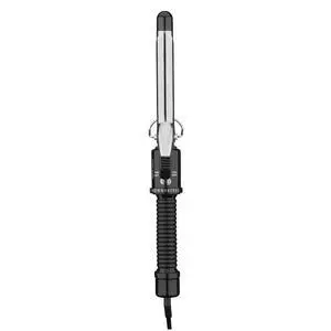 Curling Iron, Short to Medium Hair, 3/4-in. Barrel, Black/Silver | Hair curler with multi-layer technology for fine, medium, and thick hair, 25 heat settings up to 400°F, and 60-second heat-up Curling Iron, Short to Medium Hair, 3/4-in. Barrel, Black/Silver | Hair curler with multi-layer technology for fine, medium, and thick hair, 25 heat settings up to 400°F, and 60-second heat-up