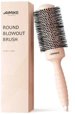 Round Brush for Blow Out, 1.7 Inches Round Hair Brush | with Nano Ion Thermal Ceramic Tech, Professional RoundBrush for Blow Drying & Styling, Maximum Volume and Shine Round Brush for Blow Out, 1.7 Inches Round Hair Brush | with Nano Ion Thermal Ceramic Tech, Professional RoundBrush for Blow Drying & Styling, Maximum Volume and Shine