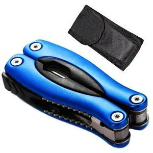 Multi Tool, Multitool Pliers for Outdoor, DIY, Home, Garden, Camping, Survival, Hunting and Hiking or Everyday Carry, Blue Multi Tool, Multitool Pliers for Outdoor, DIY, Home, Garden, Camping, Survival, Hunting and Hiking or Everyday Carry, Blue