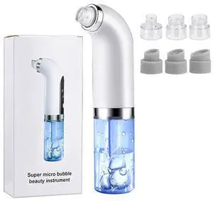 Pore Vacuum Blackhead Remover Kit, 6 Suction Heads & Extractor Tools, 3 Adjustable Suction Levels, Facial Pore Cleansing for Women Men Pore Vacuum Blackhead Remover Kit, 6 Suction Heads & Extractor Tools, 3 Adjustable Suction Levels, Facial Pore Cleansing for Women Men