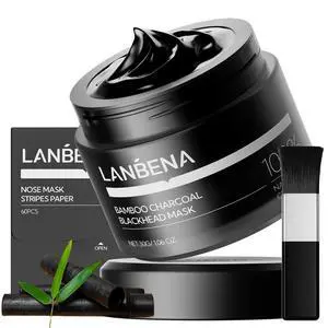 Upgraded 2.0 Bamboo Charcoal Blackhead Remover Mask - 60Pcs Nose Strips Upgraded 2.0 Bamboo Charcoal Blackhead Remover Mask - 60Pcs Nose Strips