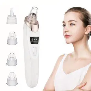 Blackhead Remover Pore Vacuum, Professional Blackhead Extractor for Face with 3 Adjustable Suction Levels, USB Rechargeable Pore Cleaner, and 5 Interchangeable Probes, Birthday Holiday Gift Blackhead Remover Pore Vacuum, Professional Blackhead Extractor for Face with 3 Adjustable Suction Levels, USB Rechargeable Pore Cleaner, and 5 Interchangeable Probes, Birthday Holiday Gift