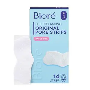 Original Blackhead Remover Strips, Deep Cleansing Nose Strips With Instant Pore Unclogging, Features C-Bond Technology, Oil-Free, Non-Comedogenic Use, 14 Count Original Blackhead Remover Strips, Deep Cleansing Nose Strips With Instant Pore Unclogging, Features C-Bond Technology, Oil-Free, Non-Comedogenic Use, 14 Count