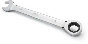 1/2 Inch Ratchet Combination Wrench, 90-Tooth, Chrome Vanadium, SAE 1/2 Inch Ratchet Combination Wrench, 90-Tooth, Chrome Vanadium, SAE