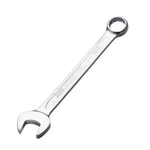 1" Combination Wrench, SAE 12-Point Chrome Vanadium Steel Spanner, Industrial Grade with 15-Degree Offset, Sand Blasted Finish, Heat-Treated Forged Tool 1" Combination Wrench, SAE 12-Point Chrome Vanadium Steel Spanner, Industrial Grade with 15-Degree Offset, Sand Blasted Finish, Heat-Treated Forged Tool