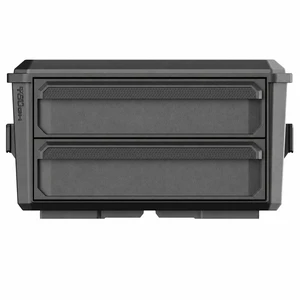 Hyper Stack 2-Drawer Plastic Tool Box, Stackable Storage Organizer Hyper Stack 2-Drawer Plastic Tool Box, Stackable Storage Organizer