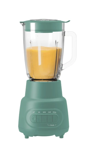 Glass Jar 5 Speed Blender with 6-Cup Jar (48 Oz) Capacity, Green Glass Jar 5 Speed Blender with 6-Cup Jar (48 Oz) Capacity, Green