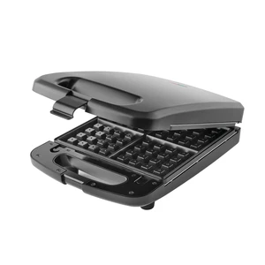 4 Slice Waffle Maker with Removable Plates, Non-Stick, Black Matte Finish 4 Slice Waffle Maker with Removable Plates, Non-Stick, Black Matte Finish
