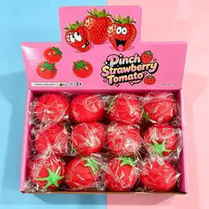 12 pcs Strawberry Squishy Toy Paninda Lootbag Fillers 12 pcs Strawberry Squishy Toy Paninda Lootbag Fillers