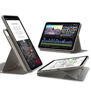 iPad Air 11 Inch Case, iPad Air 5th/4th Gen Case, Titanium | Removable Magnetic Cover with Pencil Charging & Storage, Adjustable Portrait/Landscape Stand, 9 Standing Angles, Shift Series iPad Air 11 Inch Case, iPad Air 5th/4th Gen Case, Titanium | Removable Magnetic Cover with Pencil Charging & Storage, Adjustable Portrait/Landscape Stand, 9 Standing Angles, Shift Series