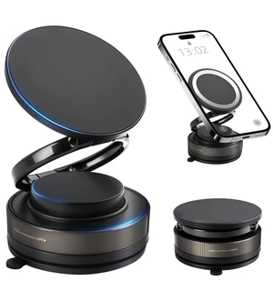 Upgraded Vacuum Magnetic Car Phone Holder for MagSafe, 360° Rotation, 96LBS Ultra Suction Cup Mount for iPhone & Android, Car/Gym/Mirror Upgraded Vacuum Magnetic Car Phone Holder for MagSafe, 360° Rotation, 96LBS Ultra Suction Cup Mount for iPhone & Android, Car/Gym/Mirror