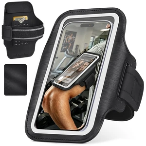 OAYOU Running Armband Phone Holder with Card Slot for Gym Workout | Fit iPhone 11-17 Pro Max Galaxy S20-S26 Plus/Ultra, Water Resistant, Touch Screen, Reflective Strips, Anti-slip Silicone Dots OAYOU Running Armband Phone Holder with Card Slot for Gym Workout | Fit iPhone 11-17 Pro Max Galaxy S20-S26 Plus/Ultra, Water Resistant, Touch Screen, Reflective Strips, Anti-slip Silicone Dots