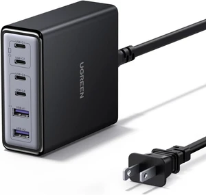 UGREEN 100W USB C Charging Station, 6-Port GaN Desktop Charger with 4 USB-C & 2 USB-A, Smart Power Distribution for MacBook Pro/Air, Dell XPS, iPad, iPhone 17/16/15, Galaxy S25/S24, Pixel 10/9 UGREEN 100W USB C Charging Station, 6-Port GaN Desktop Charger with 4 USB-C & 2 USB-A, Smart Power Distribution for MacBook Pro/Air, Dell XPS, iPad, iPhone 17/16/15, Galaxy S25/S24, Pixel 10/9