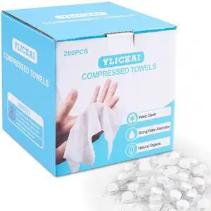 200 PCS Compressed Towel, Disposable Thicker Portable Towels, Camping Wet Compressed Hand Towel for Travel Camping Home Grooming 200 PCS Compressed Towel, Disposable Thicker Portable Towels, Camping Wet Compressed Hand Towel for Travel Camping Home Grooming