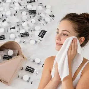 200 PCS Cotton Compressed Towels, Disposable Face Towels 200 PCS Cotton Compressed Towels, Disposable Face Towels