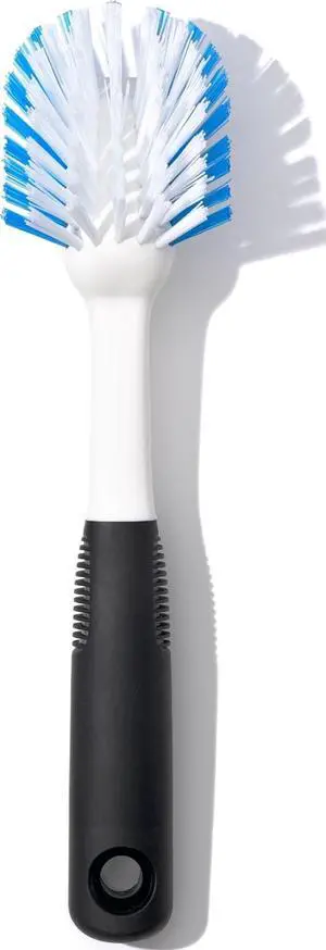 Good Grips Dish Scrub Brush with Non-Slip Handle, Nylon Bristles Good Grips Dish Scrub Brush with Non-Slip Handle, Nylon Bristles