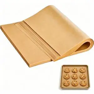 Precut Parchment Paper Sheets 100pcs Unbleached Baking Paper 11.8x15.7In Precut Parchment Paper Sheets 100pcs Unbleached Baking Paper 11.8x15.7In