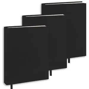 Black Book Covers Jumbo, 3 Pack, 9x11 Inch Stretchable Book Sox Black Book Covers Jumbo, 3 Pack, 9x11 Inch Stretchable Book Sox