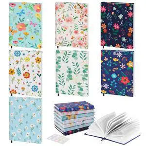 Book Cover, 7 Pcs, Reusable and Stretchable Up to 9 x 11 inch, Floral Book Cover, 7 Pcs, Reusable and Stretchable Up to 9 x 11 inch, Floral