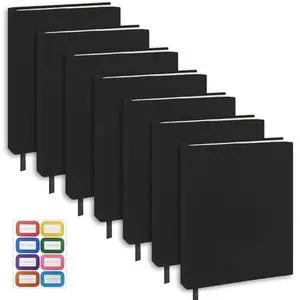 Black Book Covers Jumbo, 7 Pack, 9x11 Inch Stretchable Book Sox Black Book Covers Jumbo, 7 Pack, 9x11 Inch Stretchable Book Sox