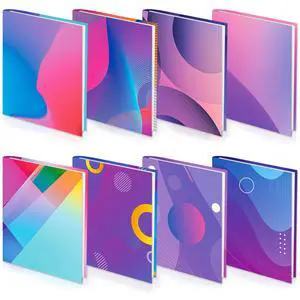 8 Pack Nylon Stretchable Book Covers, Jumbo Book Sleeves for Textbook Hardcover Books up to 9 x 11 Inches, Reusable, Washable and Protective, Textbook Covers to School Supplies 8 Pack Nylon Stretchable Book Covers, Jumbo Book Sleeves for Textbook Hardcover Books up to 9 x 11 Inches, Reusable, Washable and Protective, Textbook Covers to School Supplies